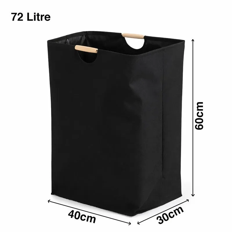 Soft Stack Laundry Basket - Black media 5