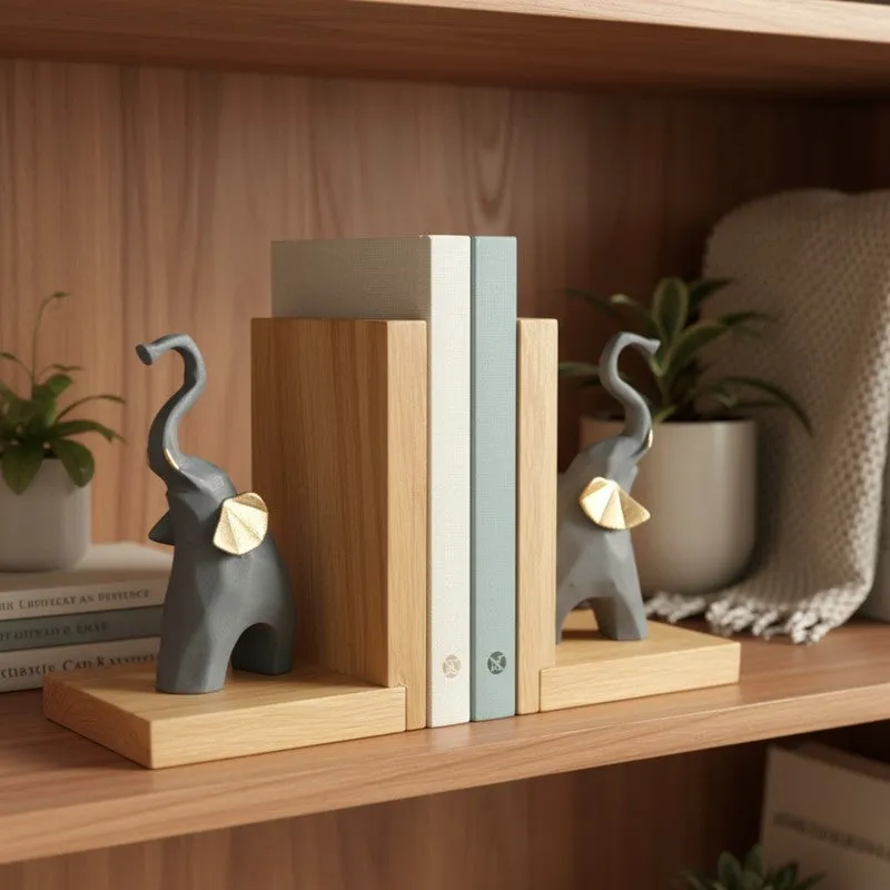 Elephra Resin Book End - Set of Two media 5