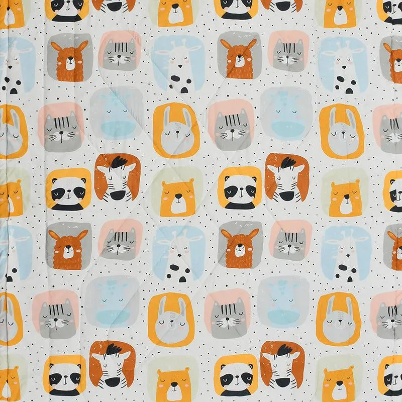 Funky Safari Microfiber Kids Comforter - 150 GSM media 3