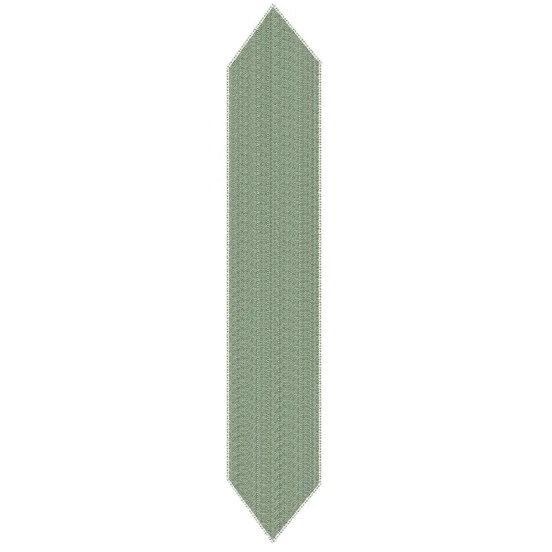 Runelle Cotton Table Runner - Green media 3