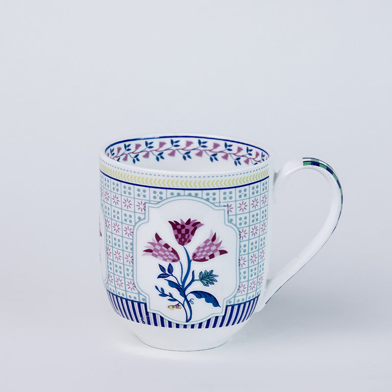 Magique: Bouquet Tulip Garden Fine China Mug (200 mL Each) - Set of Six media 6