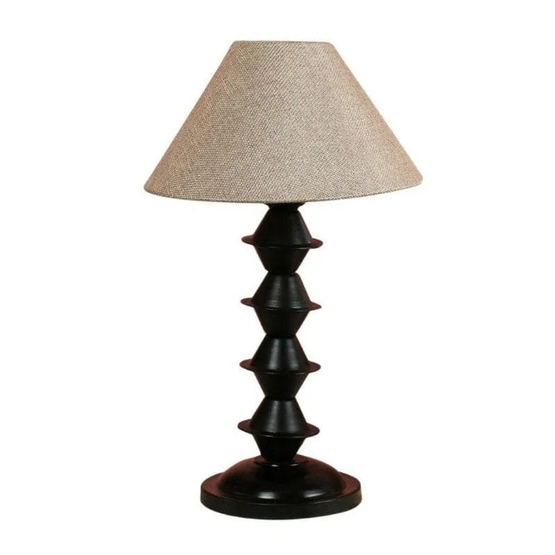 Laepo Missa Fabric Table Lamp - Beige,Black media 4