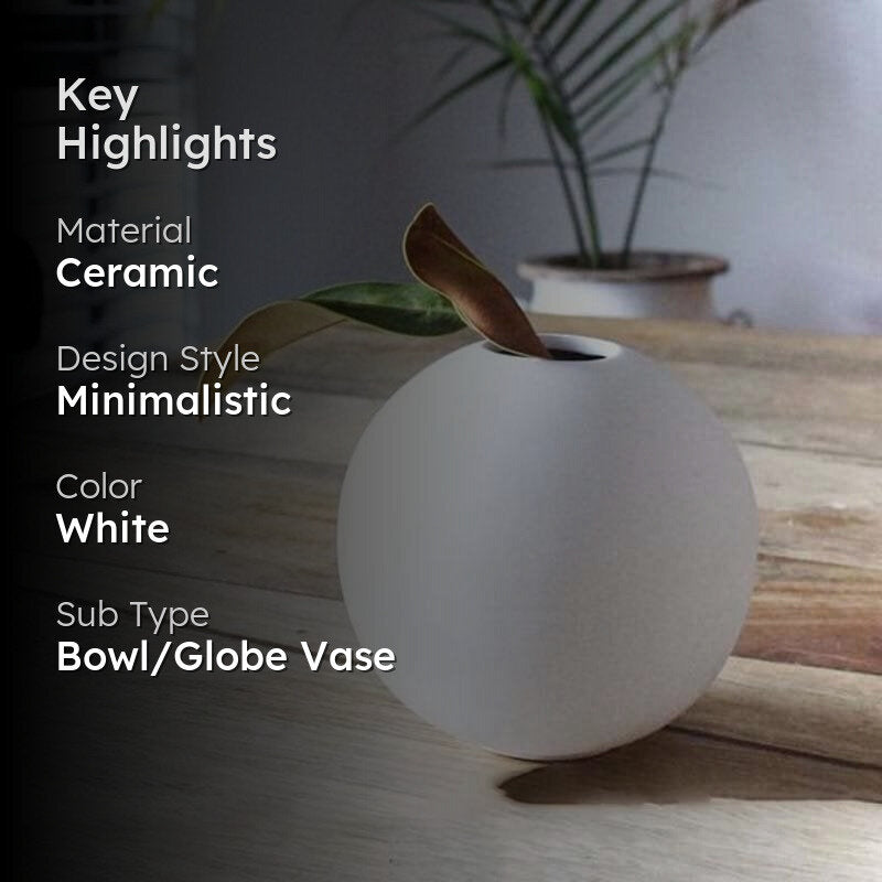 Caim Vase - White media 2