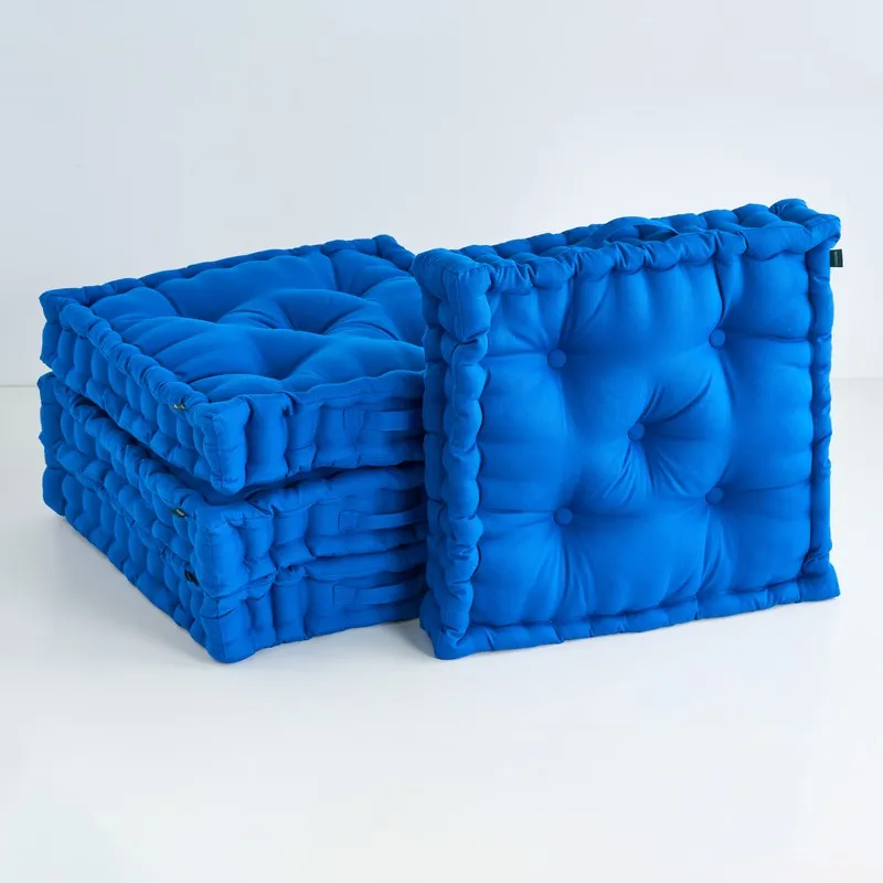 Marlon Floor Cushion (Classic Blue) - Set Of Four media 3