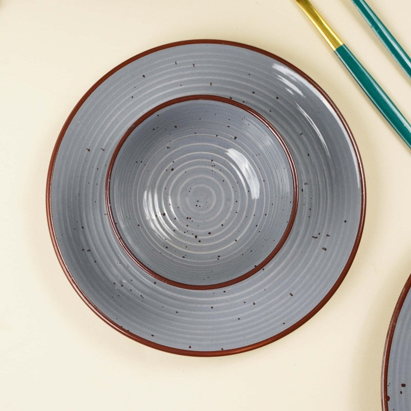 Pebble Grey Ceramic Dinner Set - 18 Piece Set media 7