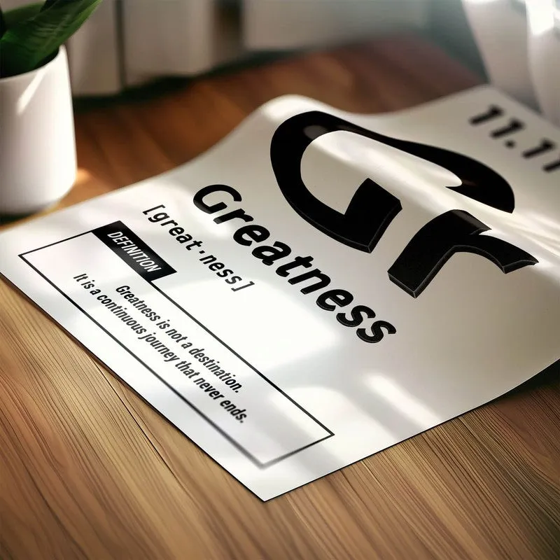 Elemental Greatness Wall Poster media 6