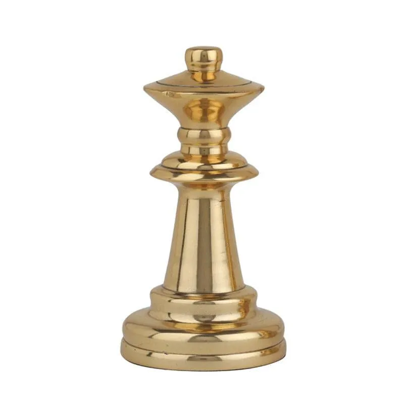 Chess Charm Queen Showpiece - Gold media 3