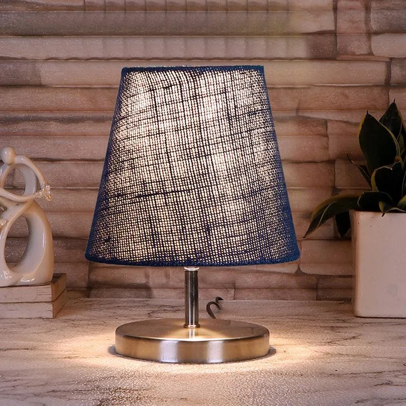 Vidro Jute Table Lamp - Blue,Silver media 1
