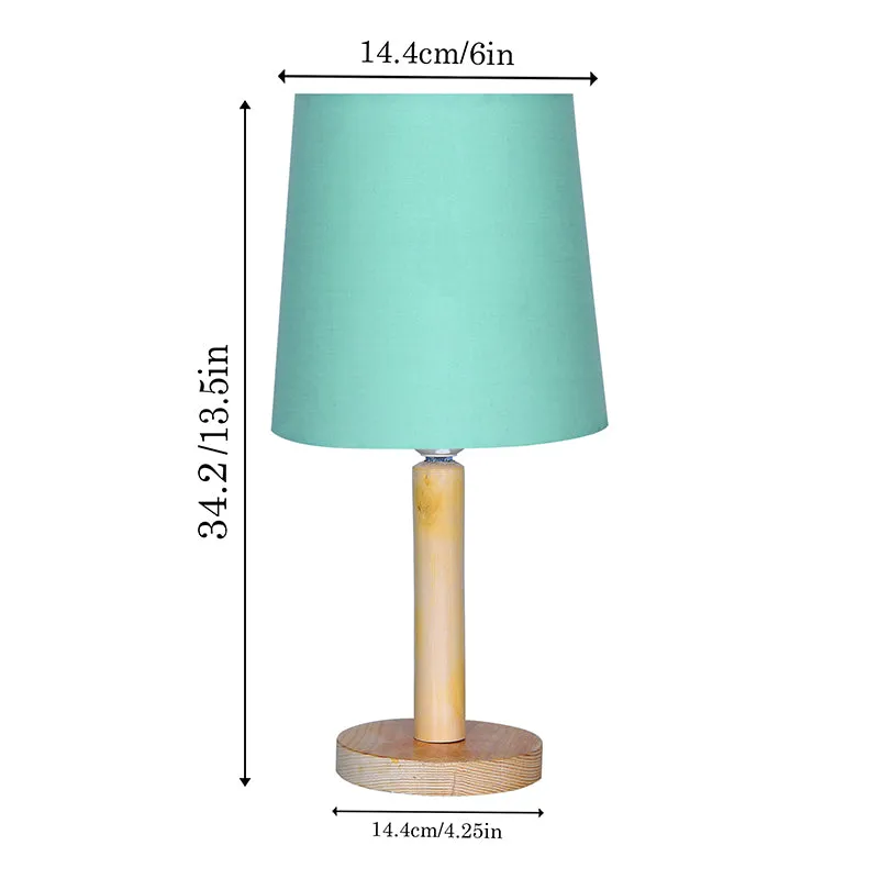 Serafine Fabric Table Lamp - Green,Brown media 7