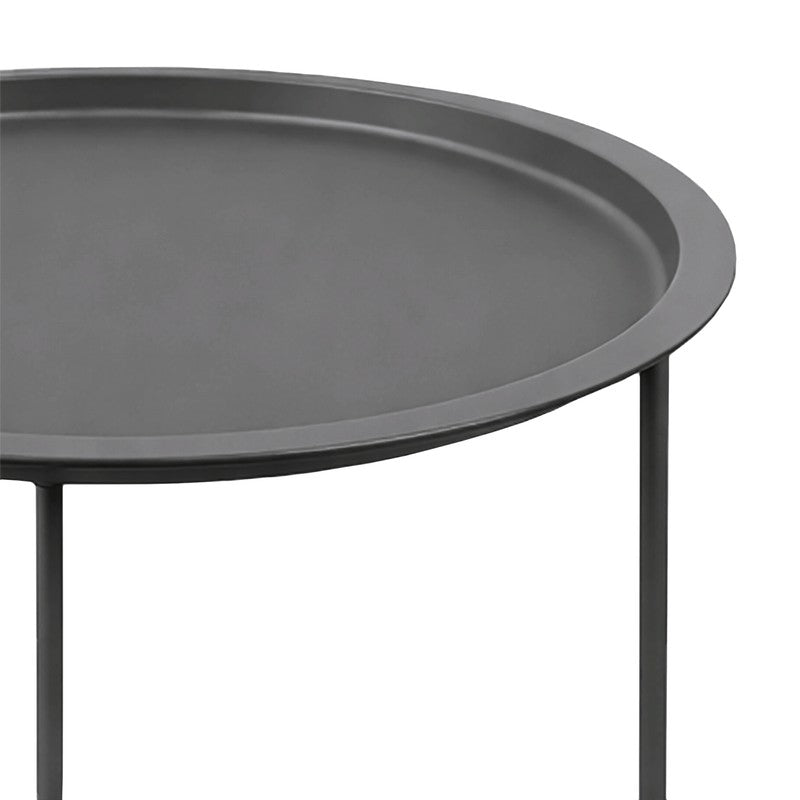 Cedar Metal Side Table - Dark Grey media 7