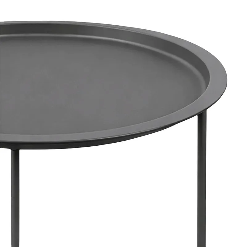 Cedar Metal Side Table - Dark Grey media 7