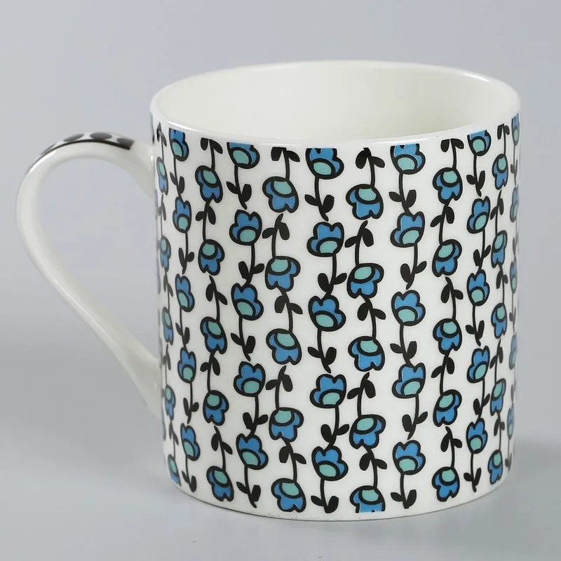 India Circus Sketch Pattern Tea Cups (220 mL Each) - Set Of Six media 4