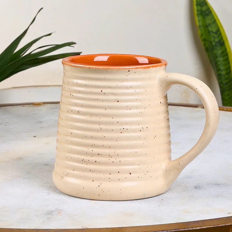 Alvira Ceramic Coffee Mug (250 mL) - White media 1