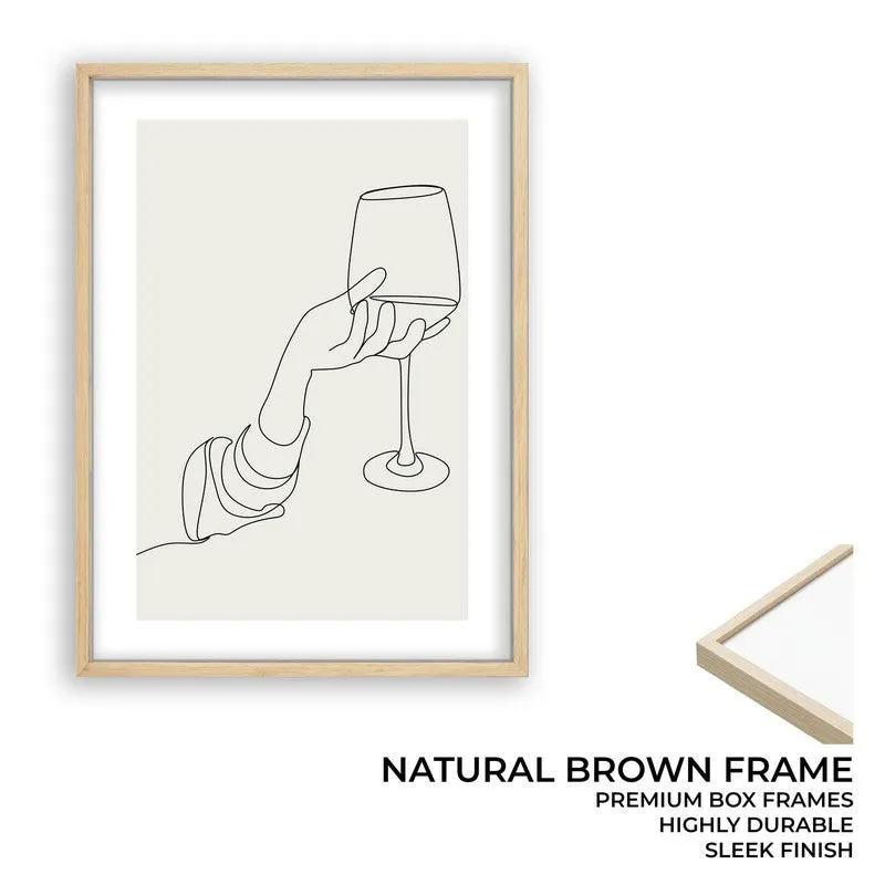 Tropical Tonic Archival Canvas Wall Art - Brown media 10