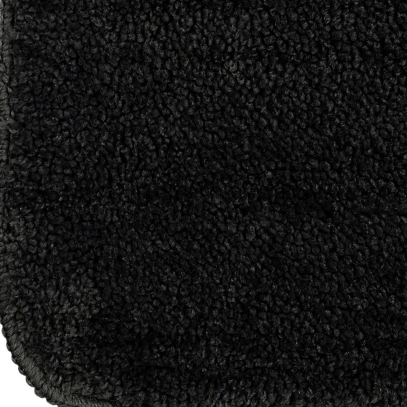 Minimal Mist Microfiber Bath Mats (Black) - Set of Two media 7
