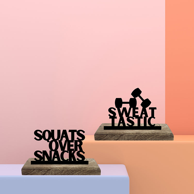 Squats & Sweat Showpiece - Set Of Two