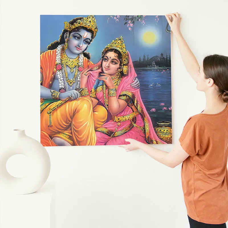 Gaze Of Radha Canvas Wall Art media 6