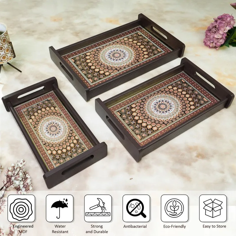 Rovya Wooden Serving Tray - Set Of Three media 8