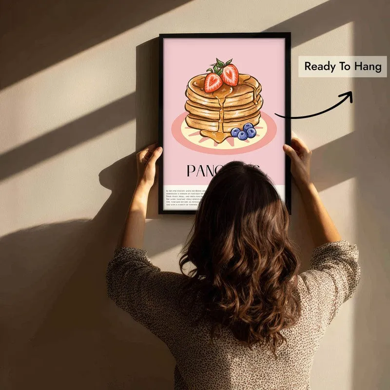 PancakeGlaze Archival Canvas Wall Art - Black media 6