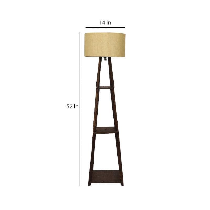 Seasa Wistera Floor Lamp With Shelf - Beige media 6