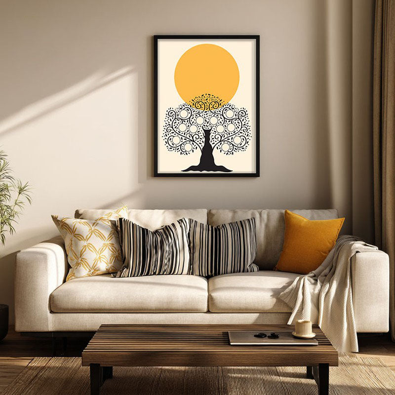 Tharu Archival Paper Wall Art With Frame