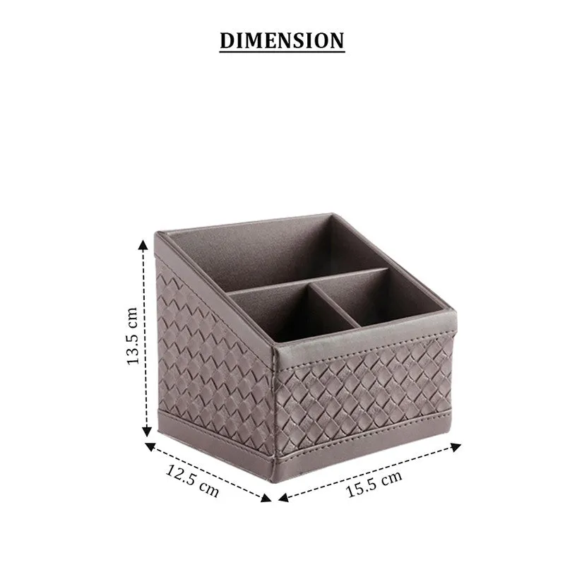 AarviDecor TaskTidy Faux Leather Desk Organizer media 7
