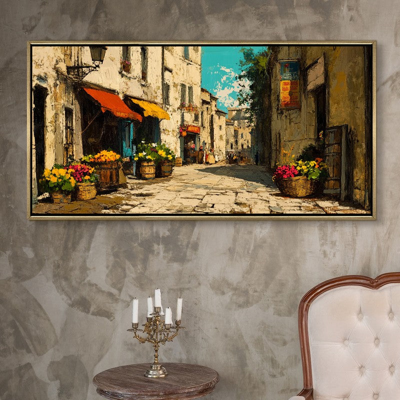 Plentia Canvas Wall Painting With Frame