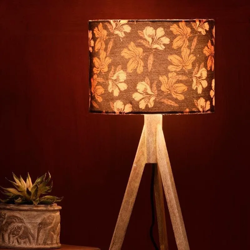 Gothic Botany Fabric Table Lamp - Multicolor media 1