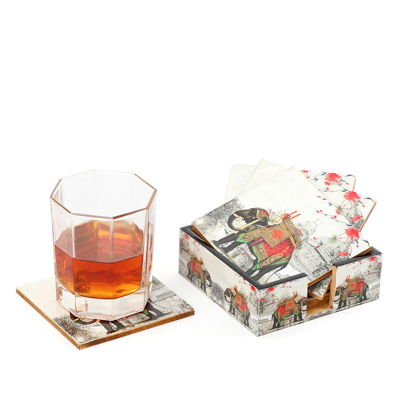 Haathi Royal Coaster - Seven Piece Set media 4