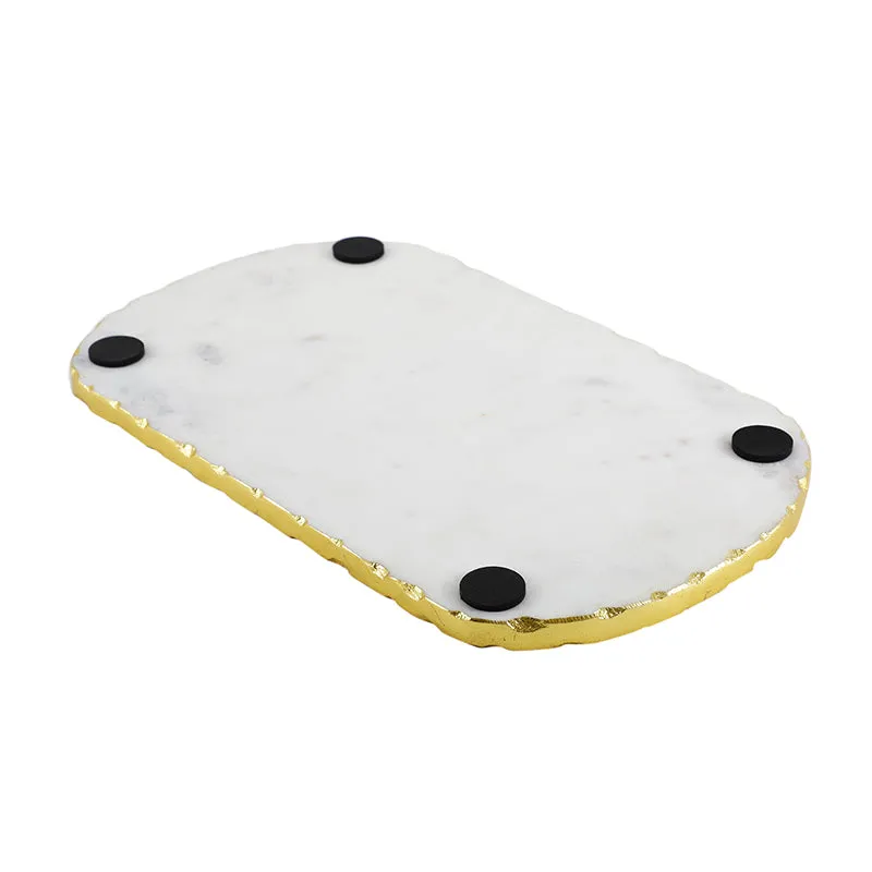 Cortile Marble Platter With Knife - Two Piece Set media 7
