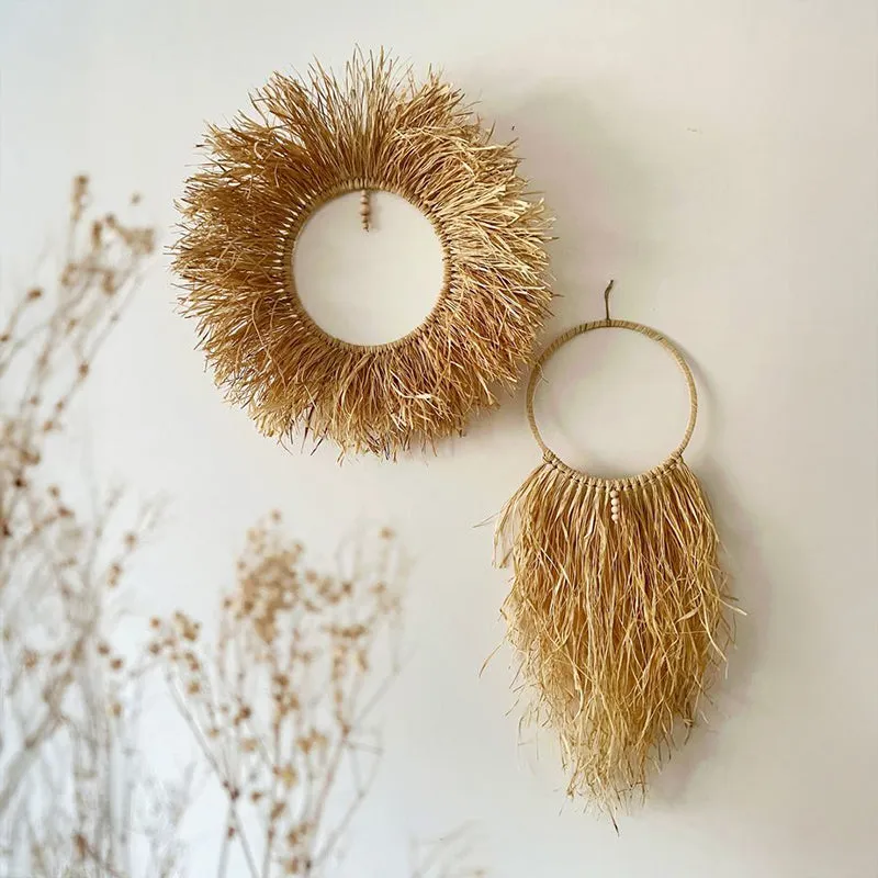 Emberly Raffia Wall Accent media 1