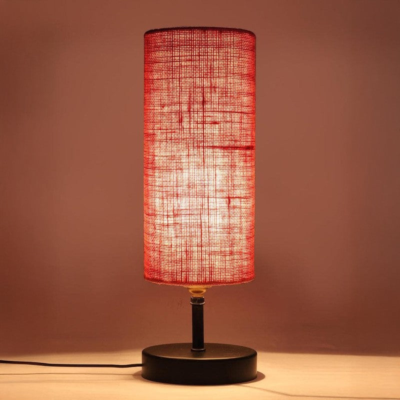 Mini Magic Jute Table Lamp - Pink,Black media 6