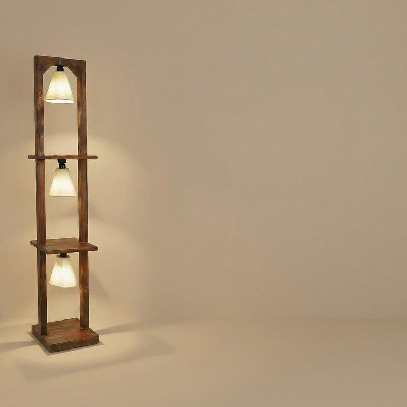 Julep Shelf Jute And Wooden Floor Lamp media 6