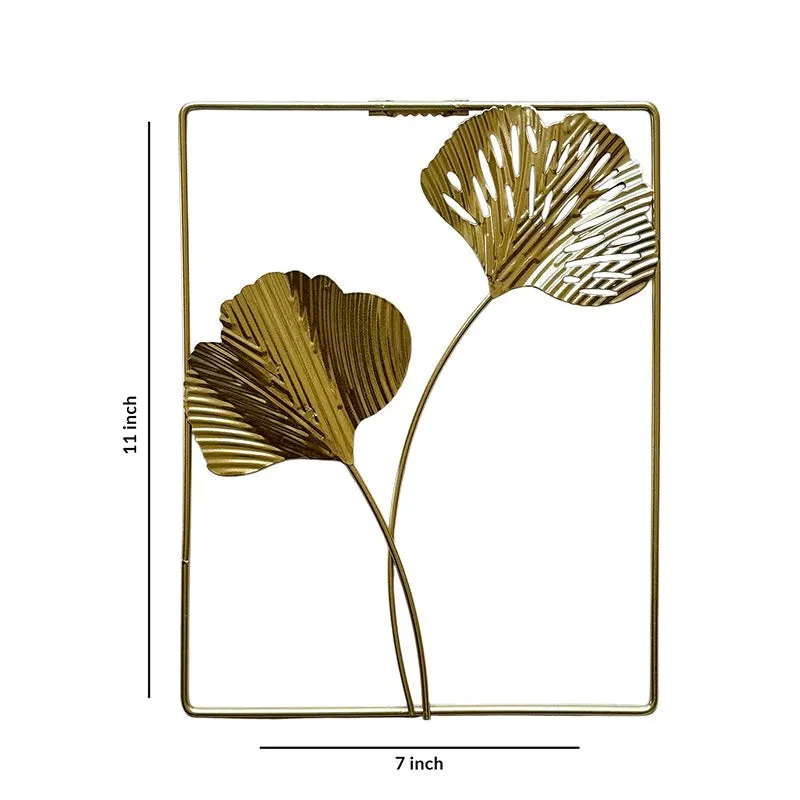 Sculpted Folia Metal Wall Accent - Set Of Two media 7