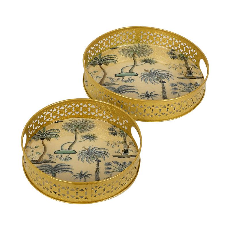 Tropicano Ethnic Serving Tray - Set Of Two media 3