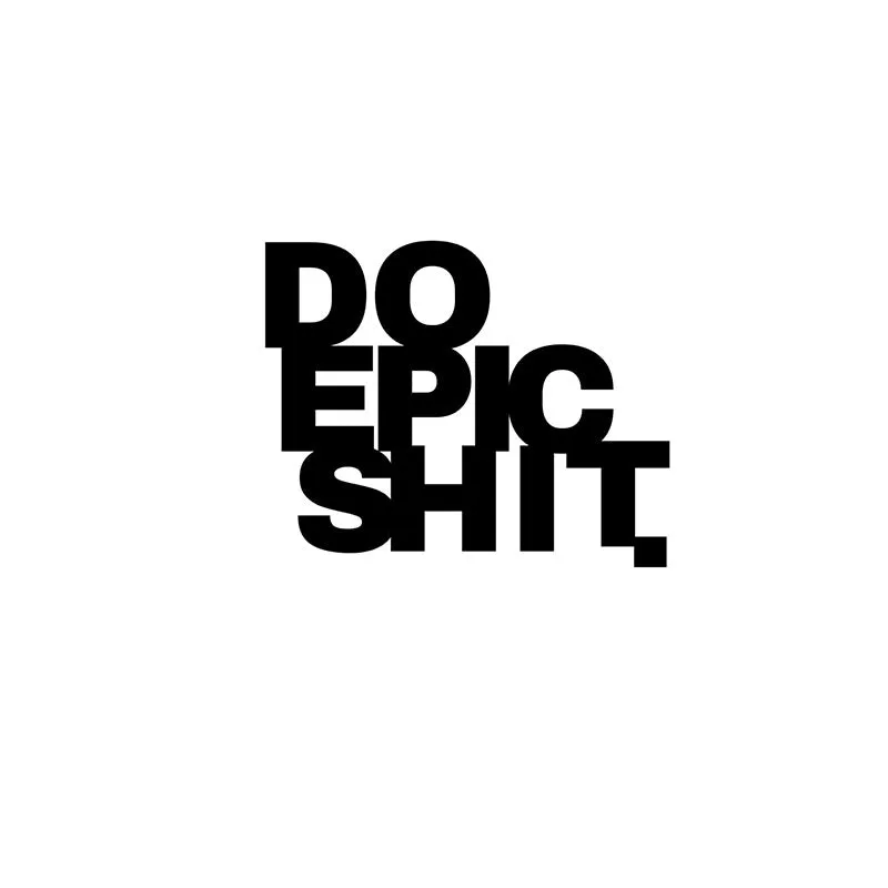 Do Epic Shit Iron Wall Accent media 3