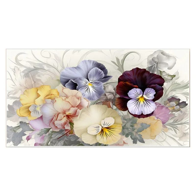 Cressia Floral Wall Painting media 3