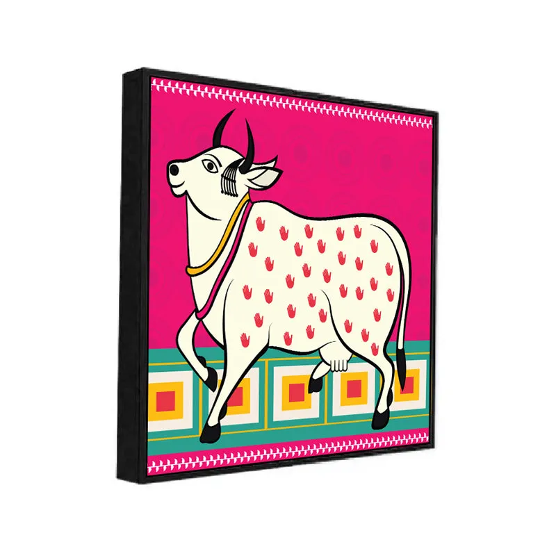 Kamdhenu Pop Canvas Wall Art With Frame media 4