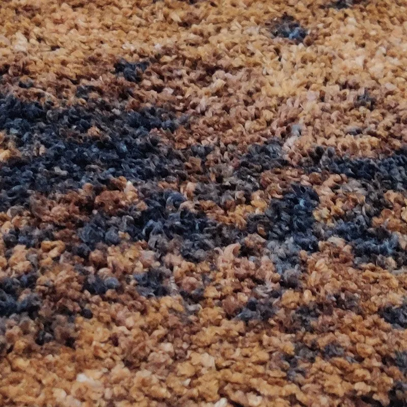 Veyric Abstract Micro Fiber Area Rug - Brown media 5