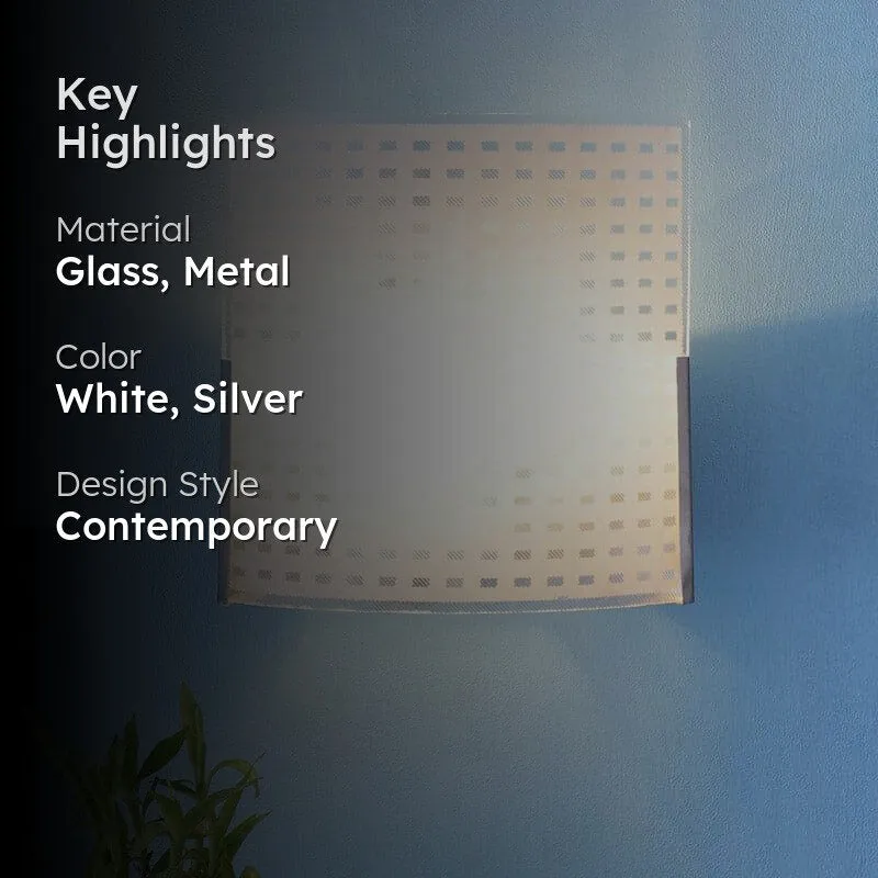 Drista Dune Glass & Metal Wall Lamp media 2