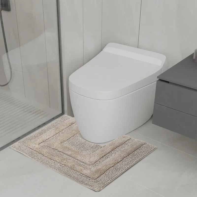 Aqualoom Anti skid Bath Mat (Beige) - Set Of Two media 6