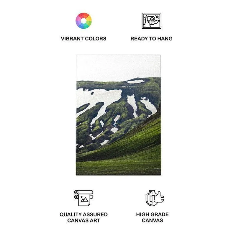 Iceland Landscape Canvas Wall Painting - Gallery Wrap media 4