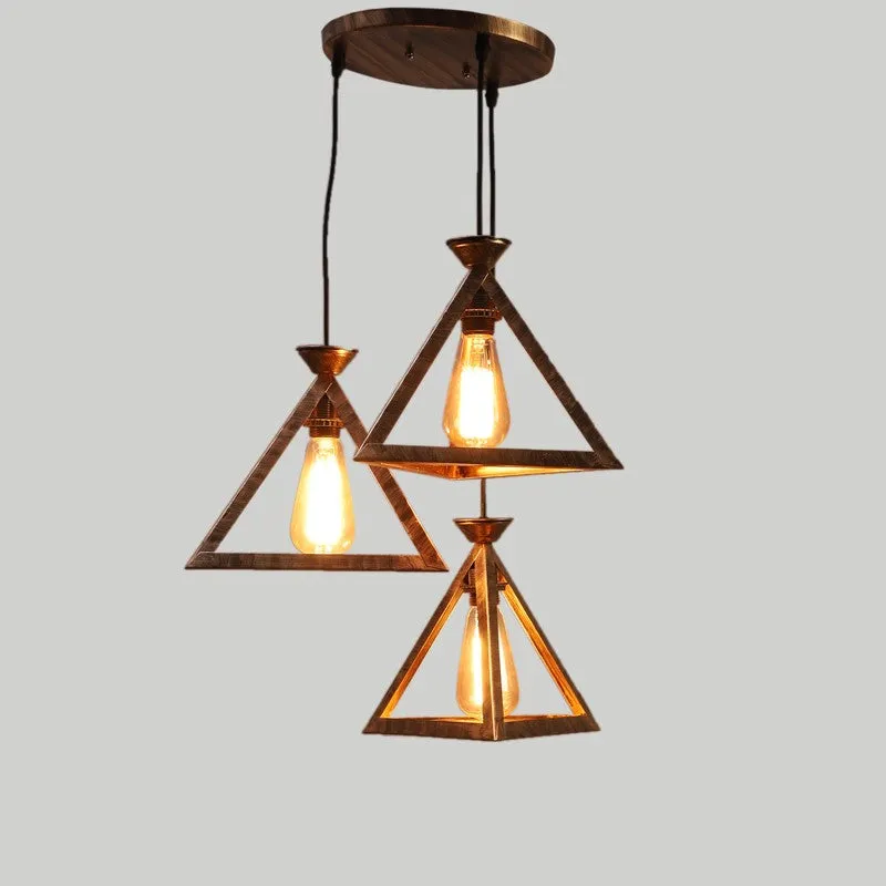 Antique Trio Iron Ceiling Lamp media 4