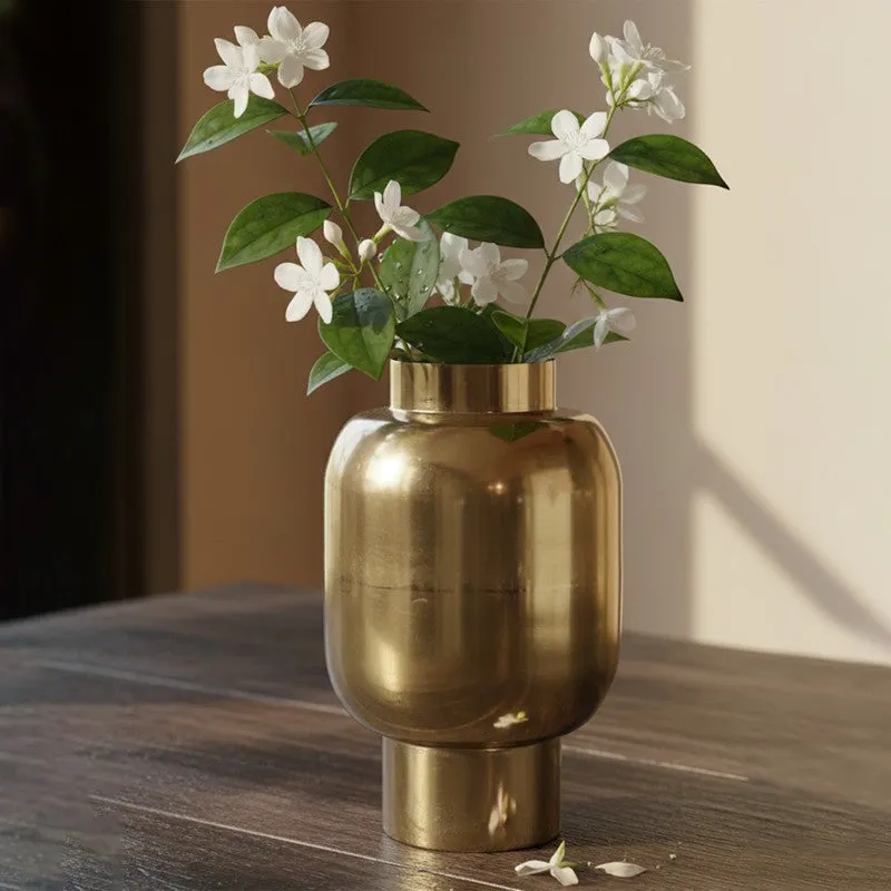 Lumira Iron Vase - Gold media 1
