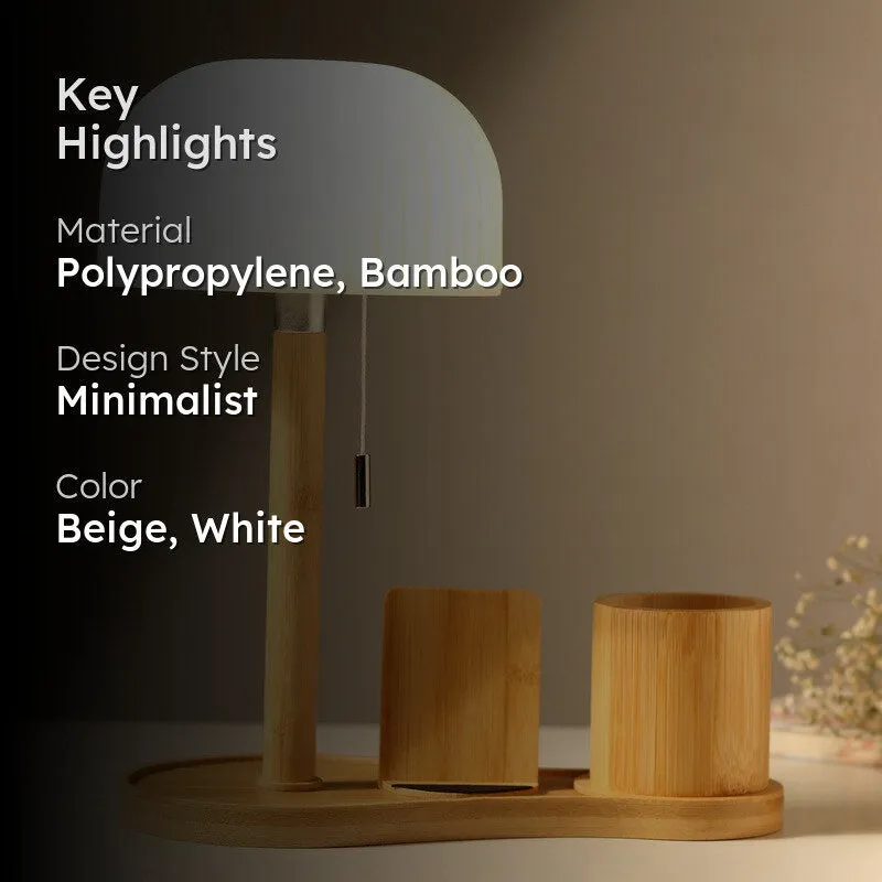 Kairo Halo Table Lamp - Beige,White media 2