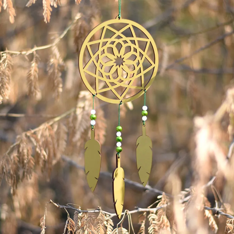 Terra Mandala Dream Catcher - Gold media 3