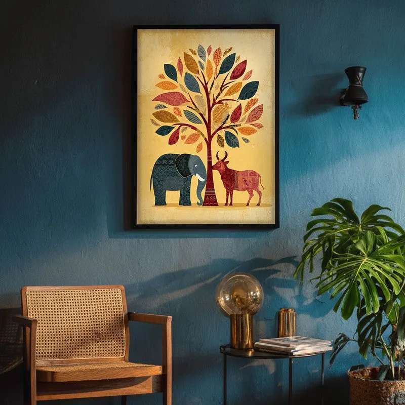 Vanira Canvas Wall Painting With Black Frame media 5