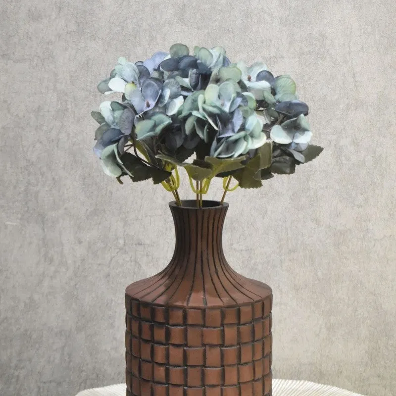 Timeless Artificial Hydrangea Flower - Blue media 4