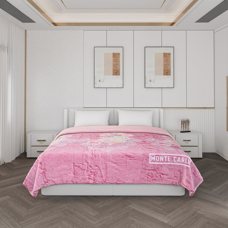 Monte Carlo Blush Blossom Blanket - 550 GSM media 4
