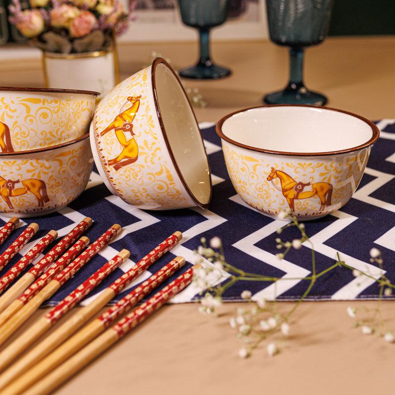 Chetak Ethnic Serving Bowl (300 ML) - Set Of Six media 6